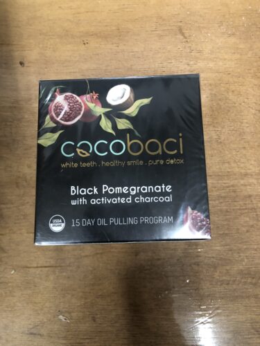 NEW Cocobaci Pomegranate with Activated Charcoal 15-Day Oil Pulling program photo review